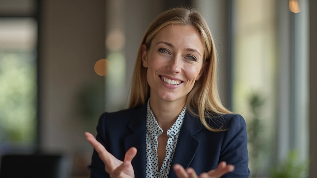 Twee professionele vrouwen in gesprek, één geeft feedback, beide hebben open houding, aangename kantooromgeving, vertrouwensvolle sfeer, bovenlichaamschot